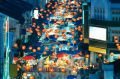 Night market in Petaling Street in Kuala Lumpur’s
Chinatown.