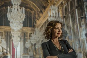 Tina Arena launches the Versailles exhibition at the National Gallery of Australia in her capacity as the official ...
