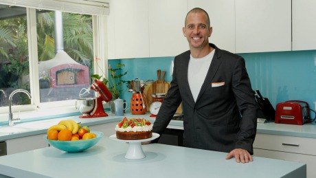 Ed Halmagyi in his home kitchen.