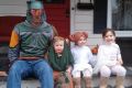 Comedy writer James Breakwell and his daughters.