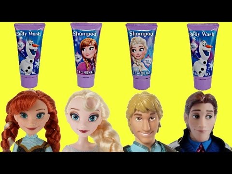 NEW Disney FROZEN Dolls, Soap Scrub Set, Anna, Elsa, Kristoff, Hans Orbeez Toy Surprise / TUYC