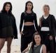 Touch of glamour: Australia rugby sevens players strike a pose in their Vogue Australia photoshoot. Back row: Charlotte ...