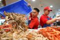 Prawns are the biggest sellers at the Sydney Fish Market.