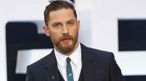 Tom Hardy at the London premiere of <i>Legend</i> on September 3 2015.