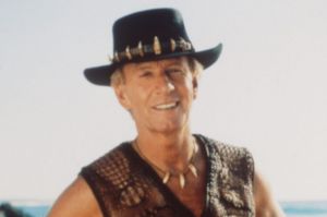 Paul Hogan as Crocodile Dundee (NO CAPTION INFORMATION PROVIDED)