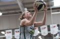 The Rangers' Natalie Novosel makes the basket to send the game into overtime against Melbourne Boomers on Saturday.