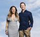 Former 2DAY FM breakfast team Sam Frost and  Rove McManus. 