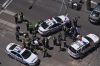 Breaking news. Police locked down Bourke St Mall. 20 January 2017. The Age News. Photo: Eddie Jim.