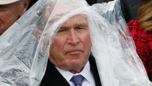 George W Bush at Donald Trump's inauguration