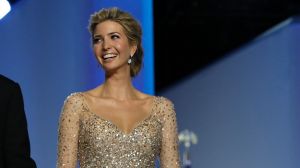 Ivanka Trump and her husband Jared Kushner attend the Freedom Ball, Friday, Jan. 20, 2017, in Washington. (AP Photo/Alex ...