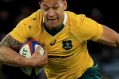 Going from strength to strength: Israel Folau.