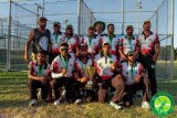 Sri Lankan asylum seeker cricket team poses for the camera