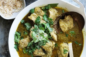 Adam Liaw's coconut and coriander chicken curry.