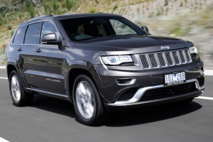 Big and bold: the new Jeep Grand Cherokee Summit Platinum.