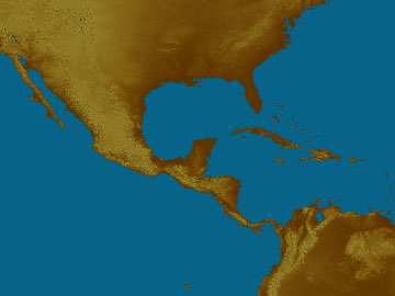 Central America map