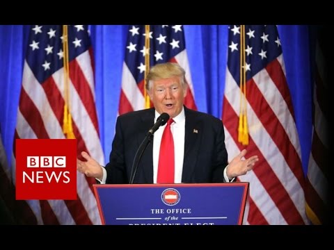 Donald Trump press conference highlights - BBC News