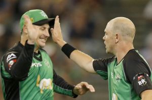 Captain David Hussey, left, is confident going into the Stars' away semi-final.