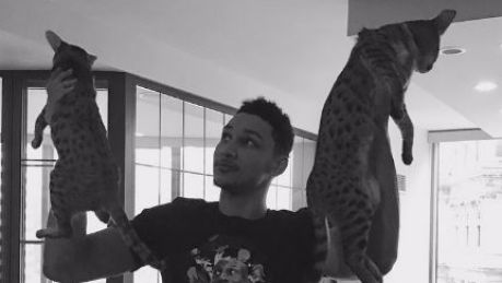 Ben Simmons has joined the #RaiseTheCat party.