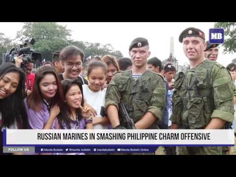 Russian Marines in smashing Philippine charm offensive