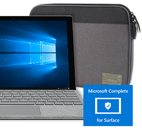 Surface book with grey carrying case