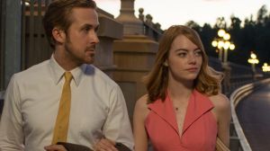 Ryan Gosling and Emma Stone in <i>La La Land</i>. 