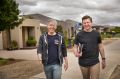 New home owners Dean Tattersall (left) and Josh Wilson were attracted to Wallan's affordable housing - and a more rural ...