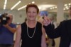 Pauline Hanson arrives in Perth