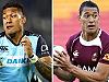 Would Folau wear blue or red?