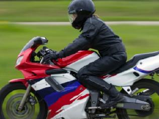 Generic image of a motorbike rider. Picture: Getty Images