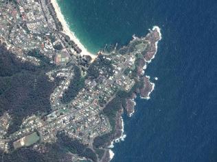 Tathra on the south coast of NSW near Bega. Four men were washed off rocks and one died on Saturday afternoon, January 21, 2017.