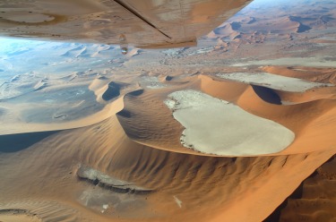 Sand desert dunes in Namibia.
