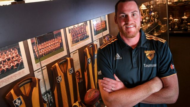 New Hawthorn skipper Jarryd Roughead.