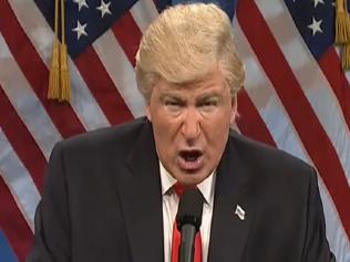 Supplied Editorial Alec Baldwin mercilessly mocked Donald Trump over the Russian golden shower scandal with a long l