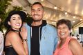 Nick Kyrgios proved to be the doting brother and son to sister Halimah and mother Norlaila at Melbourne's Crown Casino ...