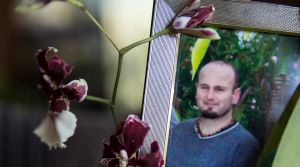 Darren Galea, in a photo alongside an orchid at his father's home, lived a quiet life and had few social connections.