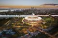 What the new Perth Stadium will look like when its complete.