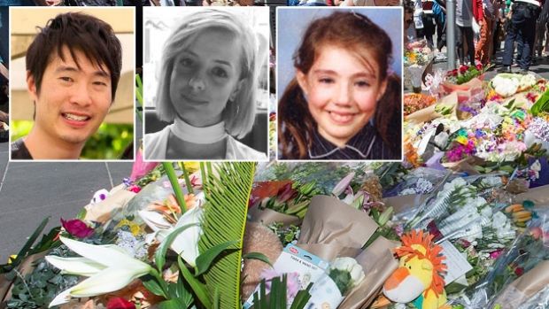 The Bourke St Mall victims: Matthew Si, Jess Mudie and Thalia Makin.