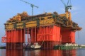 Construction of the central processing facility for Inpex's Ichthys LNG project in a South Korean shipyard.