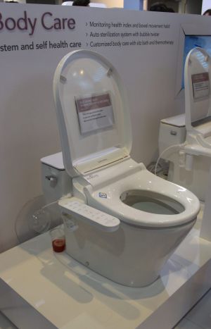 Body Care's self-cleaning smart toilet.