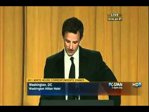 Seth Meyers Destroys Donald Trump @ White House Correspondents Dinner 5/1/2011