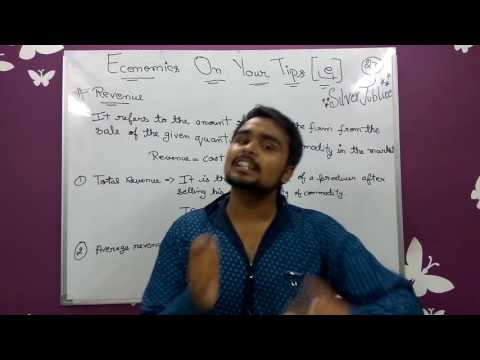 Class 12 microeconomics(Revenue, Types and nature in perfect market)economics on your tips video 27