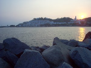 Image of Salina Cruz Bay, the biggest and most important port in the state of Oaxaca, Mexico.