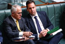 Malcolm Turnbull and Steven Ciobo (ABC News: Adam Kennedy)