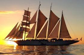 A Star Clippers tall ship. The new Flying Clipper, debuting late this year, will be powered by 32 sails.