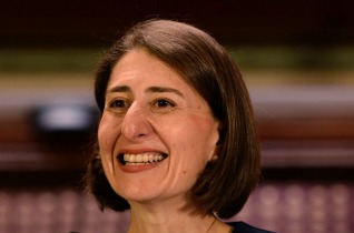 Gladys Berejiklian at her first press conference after being elected NSW Liberal leader.