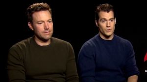 Ben Affleck and Henry Cavill in 'Sad Affleck'.