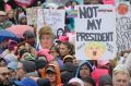 Protesters in San Francisco on Saturday. 