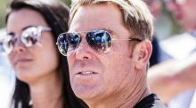 Shane Warne at the Alfa Romeo Portsea Polo last Saturday.