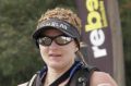 Erin Swain running her first marathon in Canberra in 2015