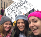 Lena Dunham with Amy Poehler and Jenni Konner